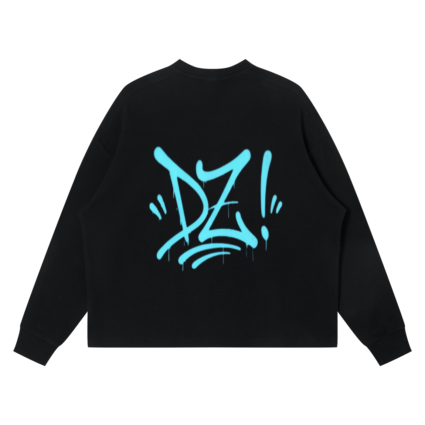 Unisex Waffle Boxy Long Sleeve T-Shirt ODMPOD