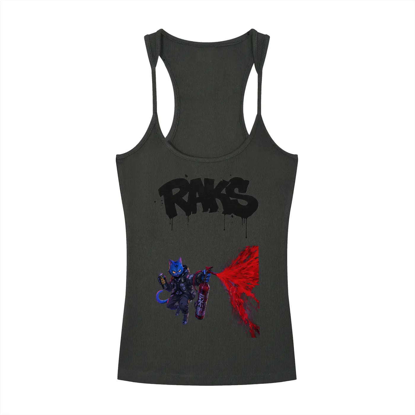 Slim Fit Ribbed Racerback Tank Top ODMPOD