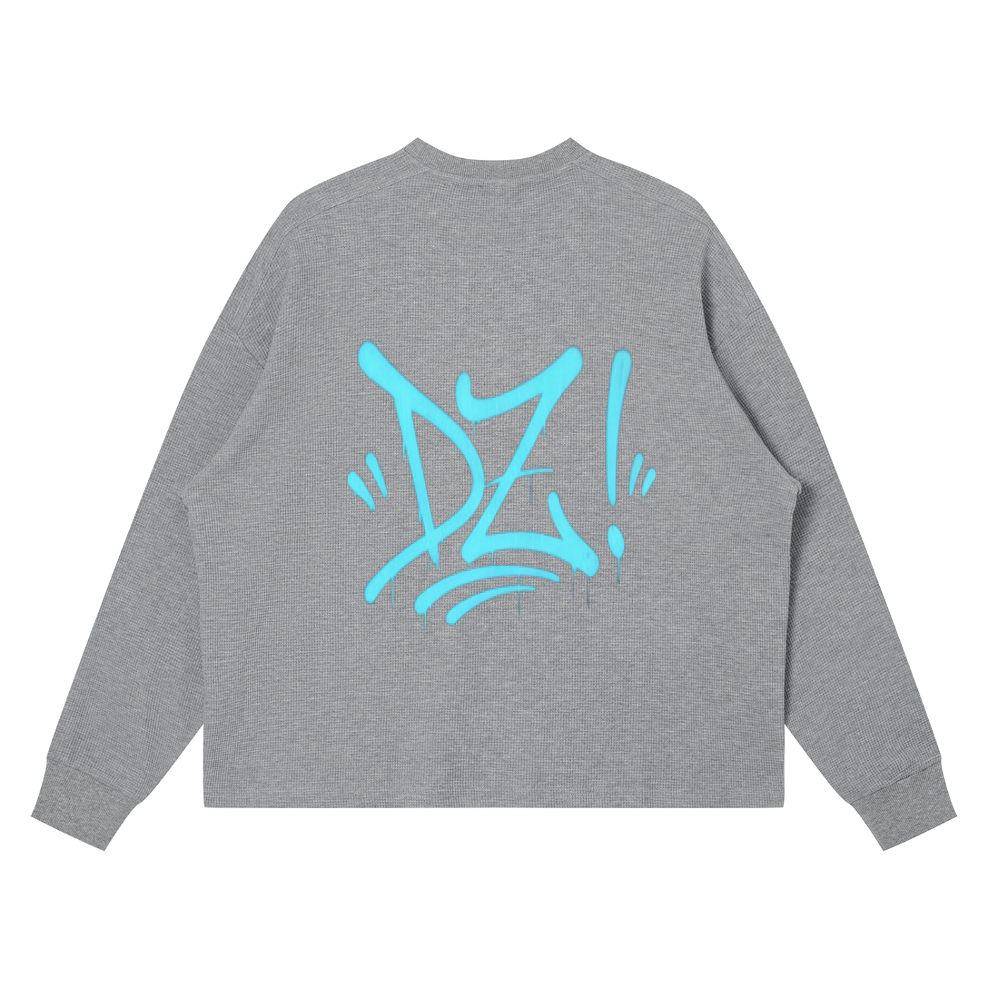 Unisex Waffle Boxy Long Sleeve T-Shirt ODMPOD